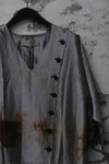 MUTEDANCE long buckle V -neck real silk dress MD22FW48 PM47